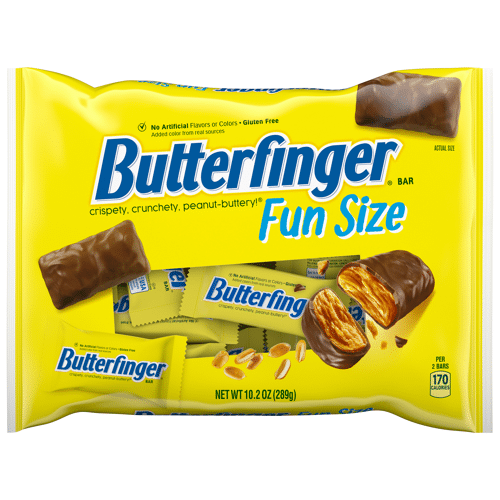 Butterfinger, Chocolatey, Peanut-Buttery, Fun Size Candy Bars, 10.2 Oz