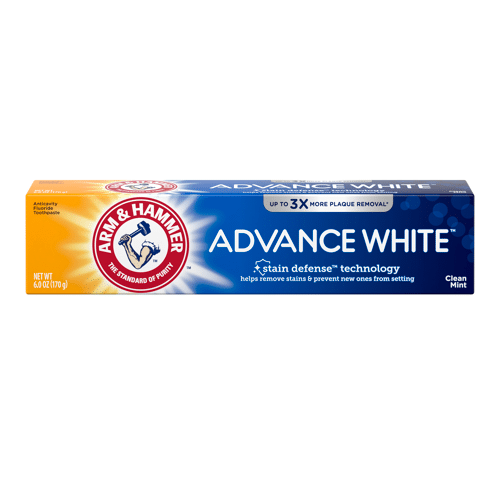 ARM & HAMMER Advanced White Extreme Whitening Toothpaste -Clean Mint - Fluoride Toothpaste