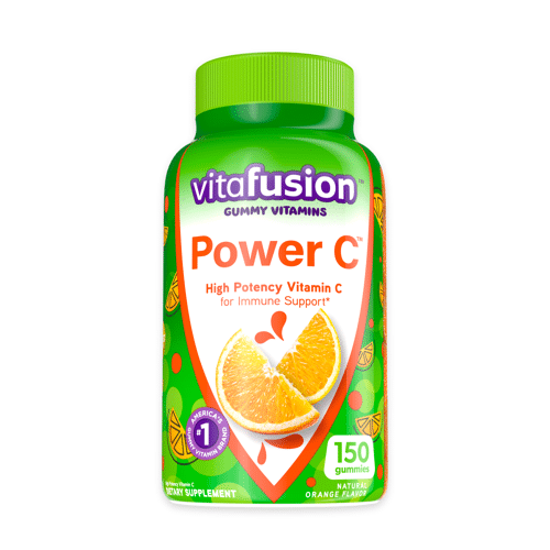 vitafusion Power C Gummy Immune Support* With Vitamin C, Delicious Orange Flavor, 150ct (50 Day Supply), From Vitafusion, the gummy vitamin experts.