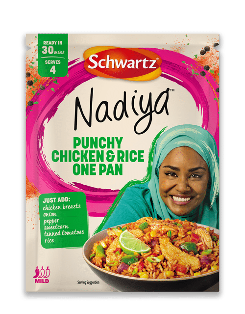 Schwartz x Nadiya Punchy Chicken & Rice One Pan Recipe Mix