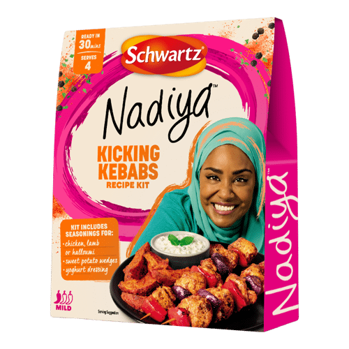 Schwartz x Nadiya Kicking Kebabs Recipe Kit