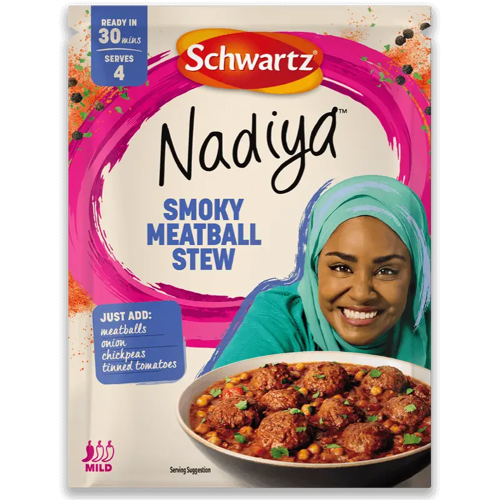 Schwartz x Nadiya Smoky Meatball Stew Recipe Mix
