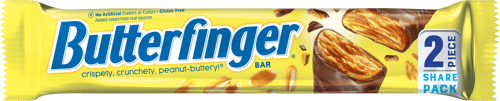 Butterfinger: Chocolatey, Peanut-Buttery, Share Size Candy Bars, 3.7 oz, Share PackButterfinger Peanut-Buttery Chocolate-y Candy Bars, Share Pack, 3.7 Ounce