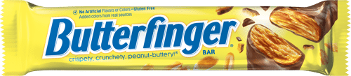 Butterfinger Chocolatey, Peanut-Buttery, Full Size Candy Bars, 1.9 oz eachButterfinger Peanut-Buttery Chocolate-y Candy Bar, Individually Wrapped 1.9 Ounce Full Size Bar