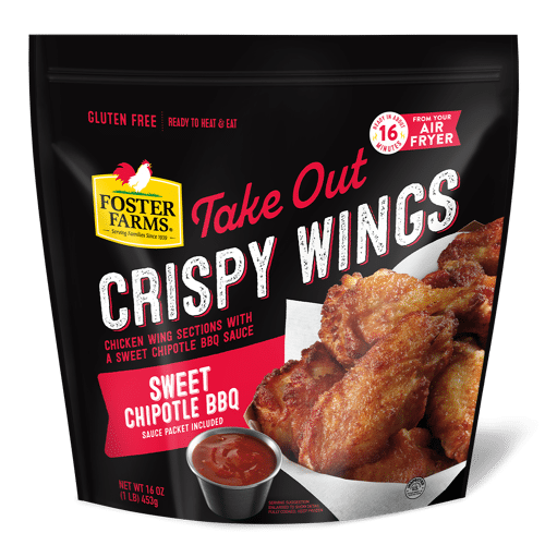 Foster Farms Sweet Chipotle BBQ Take Out Crispy Chicken Wings